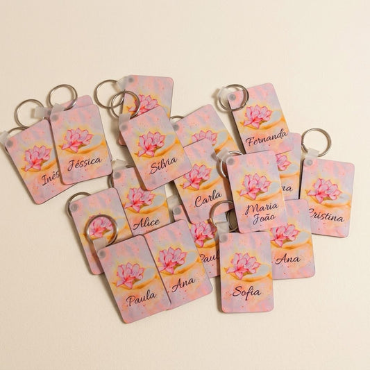 Porta-chaves Retangular personalizado MDF