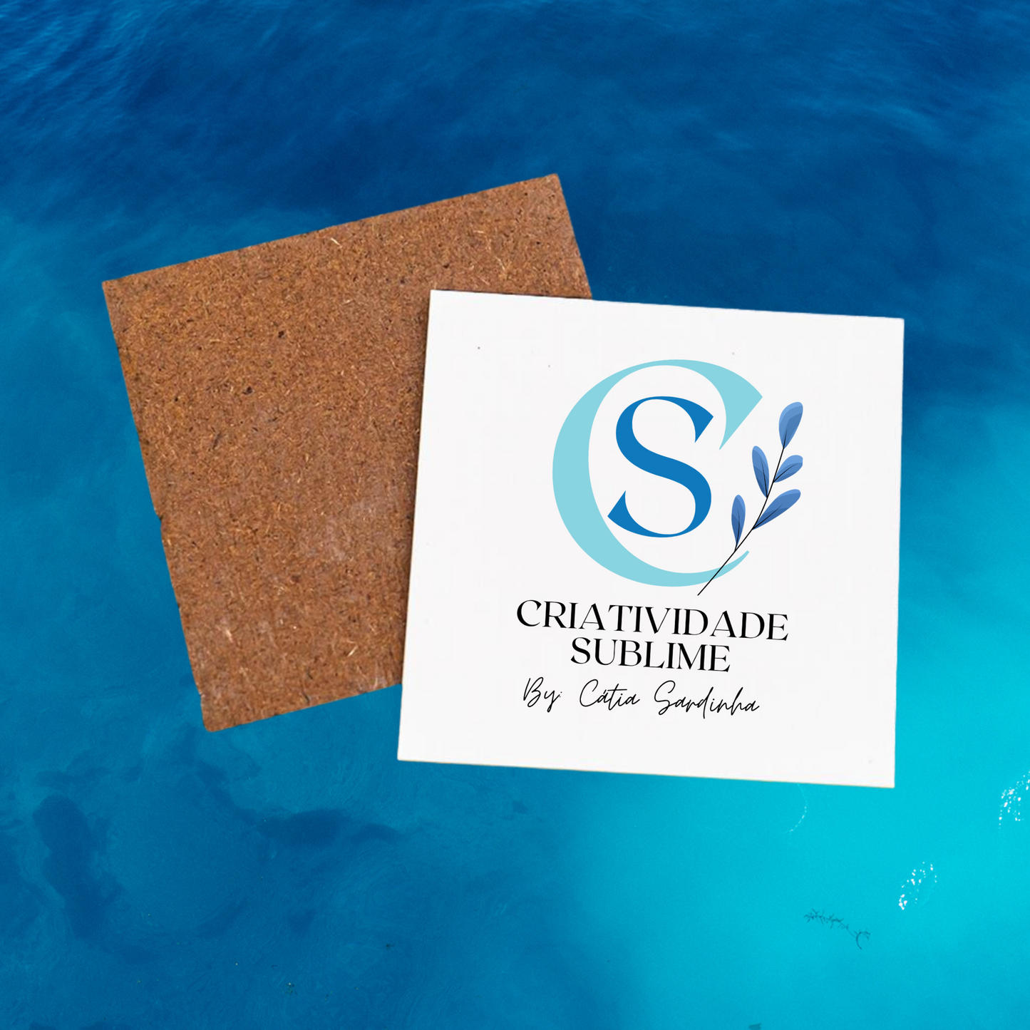 Íman personalizado em formato quadrado