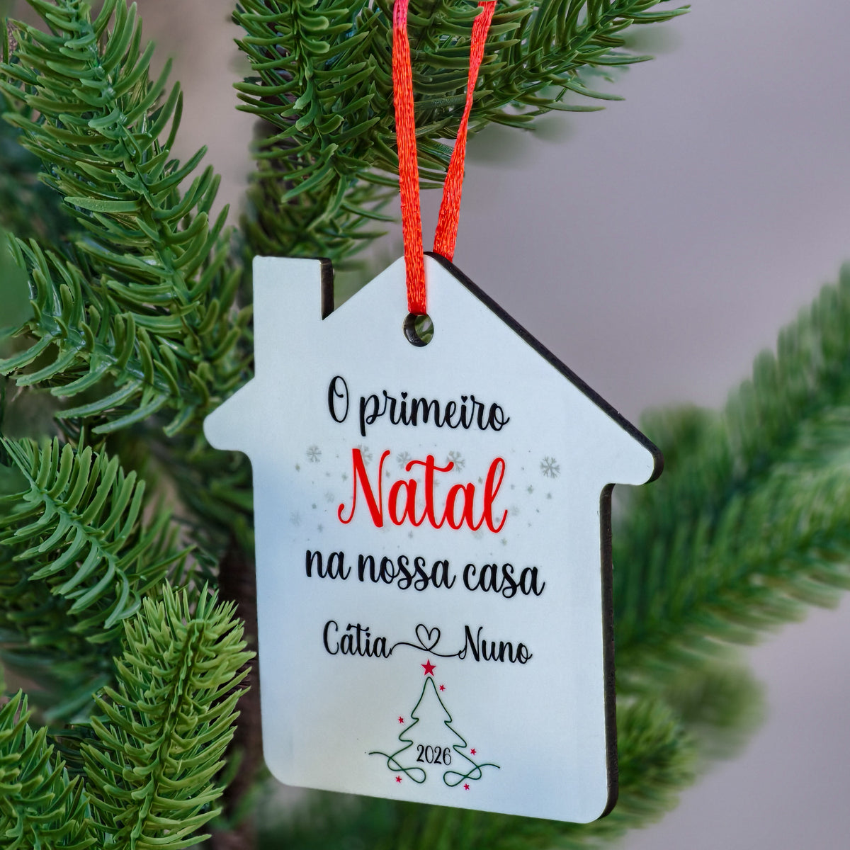 Pendente de Natal Personalizado