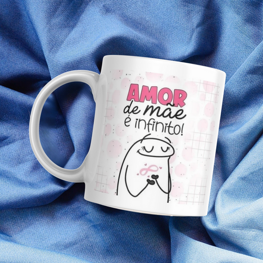 Caneca Amor de Mãe é infinito