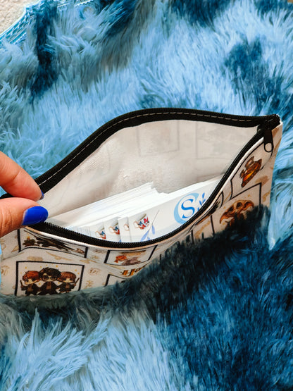 Bolsa em lona com fecho