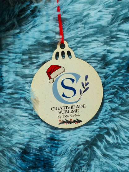 Pendente de Natal Personalizado