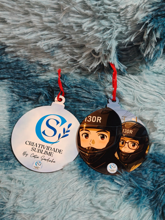 Pendente de Natal Personalizado