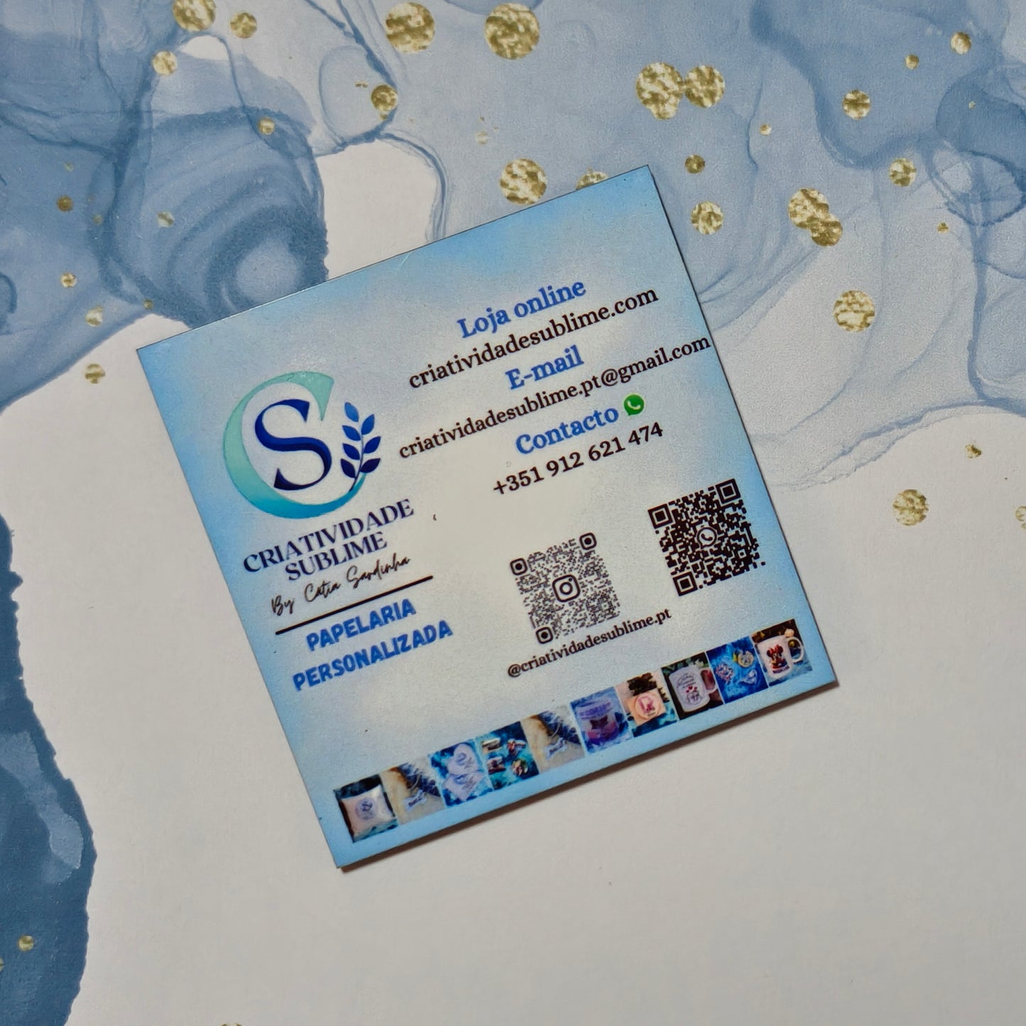 Íman Quadrado personalizado