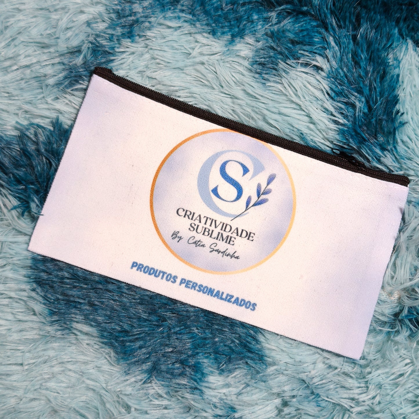 Bolsa em lona com fecho