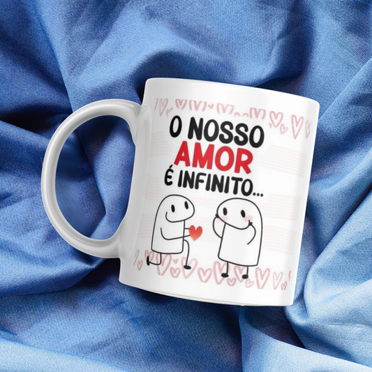 Caneca "Nosso amor é infinito"