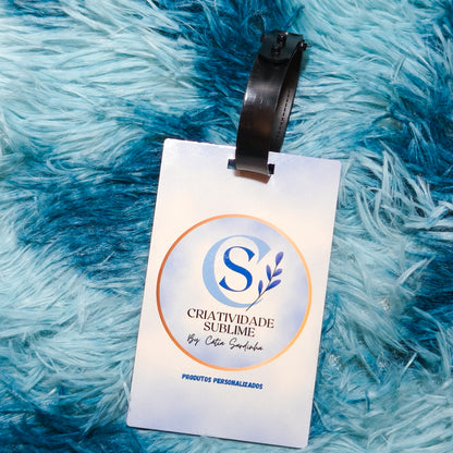 Etiqueta de bagagem personalizada