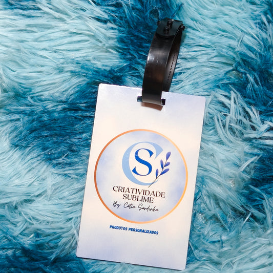 Etiqueta de bagagem personalizada