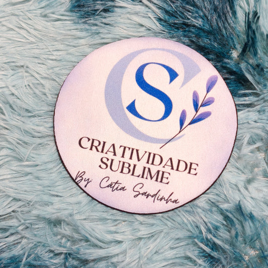 Base caneca/copo redonda em borracha