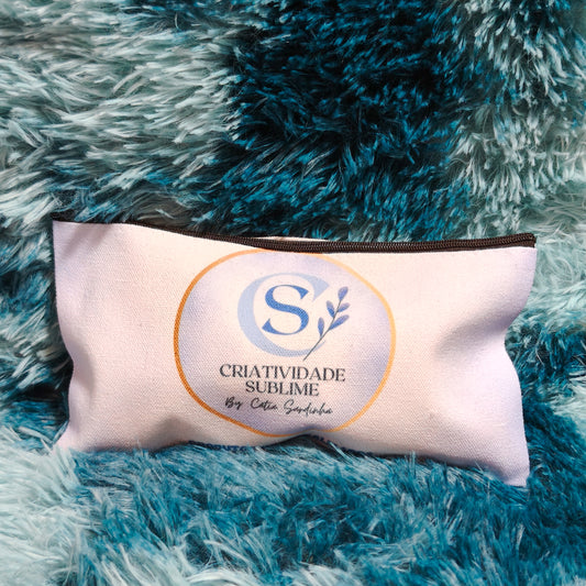 Bolsa em lona com fecho