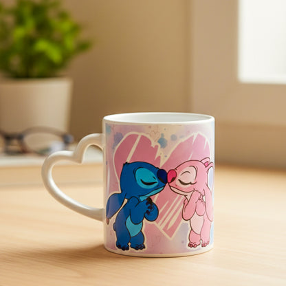 Caneca Stitch Namorados [peça única]